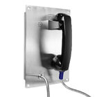 Flush Mounting Vandal Proof Intercom , Auto Dial Emergency Phone For Parking Lots