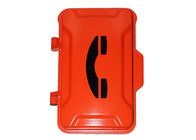 Hand - Free Industrial Weatherproof Telephone , Red GSM Waterproof Emergency Phone