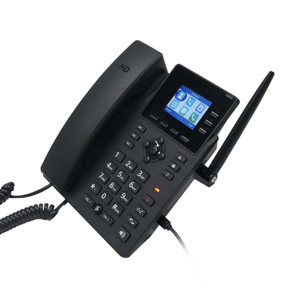 Drahtloses Telefon WiFis, 4G reparierte Überlandleitung SCHLÜCKCHEN Netz-Schreibtisch-Telefon
