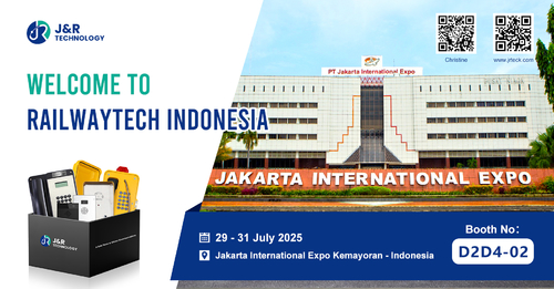 Neueste Unternehmensnachrichten über J&R Technology wird auf der Railwaytech Indonesia 2025 fortschrittliche Lösungen für die Schienenverkehrskommunikation vorstellen
