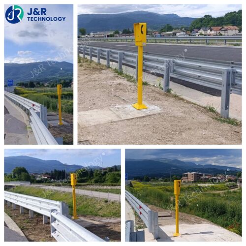 Neueste Unternehmensnachrichten über Bosnian Highway: Emergency Phones with Built-in Batteries Establish a 24/7 Lifeline