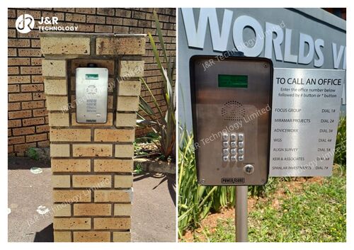 Neueste Unternehmensnachrichten über Smart & Secure: Die JR305-SC-4G verbesserte Notfall-Intercom mit LCD und Tastatur für moderne Bürogebäude