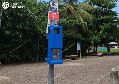 Neueste Unternehmensnachrichten über Sicherung intelligenter Städte in den Vereinigten Staaten mit dem drahtlosen Notfall-Intercom-System JR320-SC-C-SIP