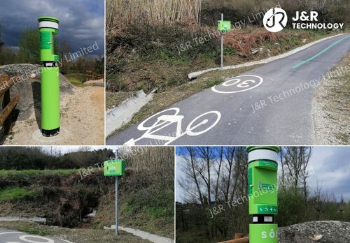 Jüngste Firmenblogs über Verbesserung der Sicherheit auf Radwegen durch solarbetriebene 4G-Notrufkolonnen