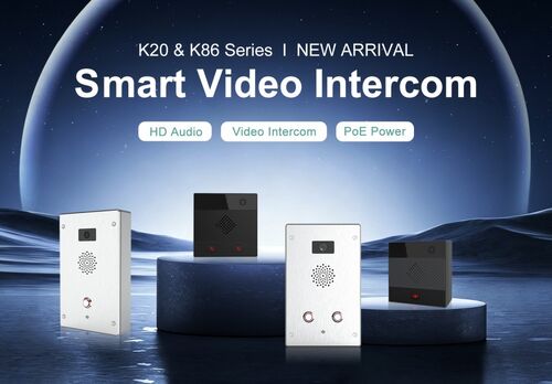 Jüngste Firmenblogs über New Product Launch | K20 & K86 IP Video Intercom Terminals Officially Released