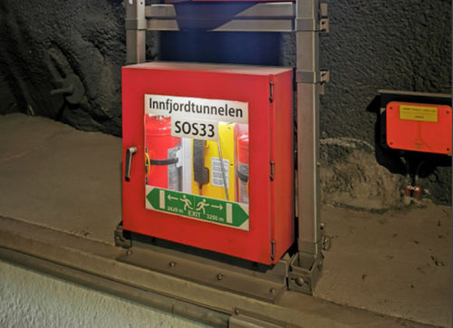 Neueste Unternehmensnachrichten über SIP-Wettersicherheitstelefon im Norwegischen Tunnel installiert