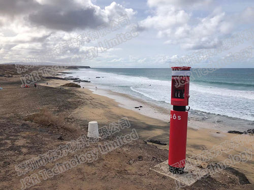 Neueste Unternehmensnachrichten über Notrufsäule auf Fuerteventura