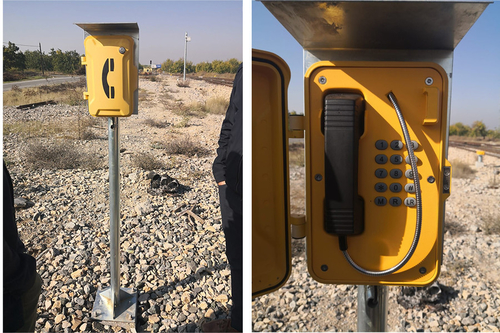 Neueste Unternehmensnachrichten über Wettersichere Telefone von JR an der Eisenbahn in der Türkei installiert