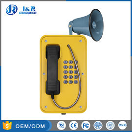 Ein guter Preis. Gelbes industrielles, wetterfestes Telefon, einfache Installation mit Gehäuse aus Aluminiumguss Online