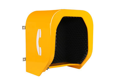 Ein guter Preis. Noiseproof-Telefon-akustisches Telefon-Hauben-Wand-Montage-Fiberglas verstärktes Polyester-Material Online