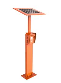 Ein guter Preis. 3G/4G Straßenrand Notfall SIP Anrufkasten aus kaltgewalztem Stahl IP65 mit Solarpaneel Online