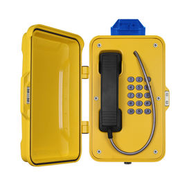 Trieb industrielles wetterfestes Telefon IP67 mit Leuchtfeuer, PoE Tunnel-Telefon an