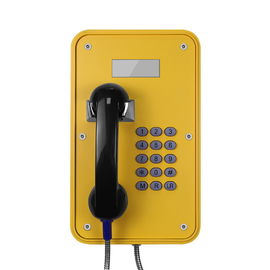 Wasserdichtes industrielles analoges Telefon korrosionsbeständig mit LCD-Anzeige