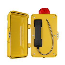 Ein guter Preis. Gelbes industrielles analoges Telefon/machen analoges Telefon mit warnender Lampe wetterfest Online