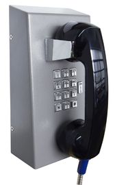 Vandalen-Beweis-Gefängnis-Telefon mit kaltgewalztem Stahlgehäuse und schroffem Hörer