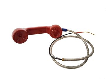 Ein guter Preis. Industrieller Telefon-Ersatzteil-roter schroffer Hörer mit gepanzerter Schnur Online