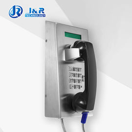 Robustes Gefängnis-Telefon, allgemeines Notruftelefon mit LCD-Anzeige