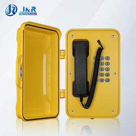 Gefährlicher Bereich VOIP/SIP telefoniert, wetterfestes Telefon der harten Beanspruchung mit schwarzer gelockter Schnur