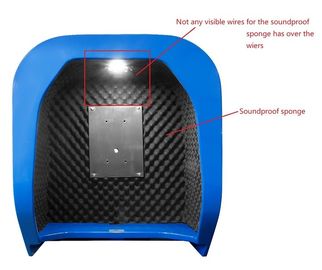 Ein guter Preis. Bunter Staub-Beweis-akustische Telefonzelle mit LED-Licht-geeigneten lauten Standorten Online