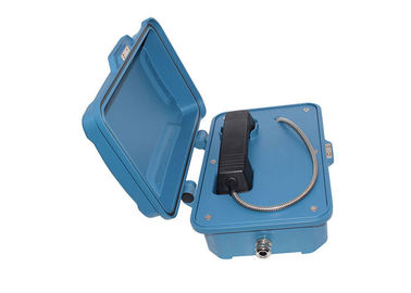 Ein guter Preis. Blaue Farbwetterfeste Telefone im Freien 80 - Ruflautstärke 95db für Eisenbahn Online