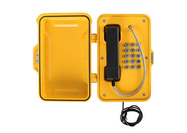 Aluminiumeinschließungs-wetterfeste Telefone im Freien mit Besetzer-beständigen Festlegungen