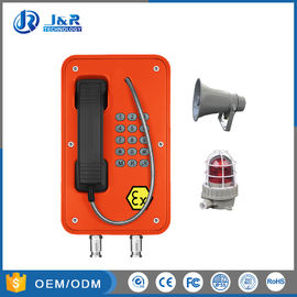 Ein guter Preis. Industrielles explosionssicheres Telefon mit orange schroffer voller Tastatur 6KG Online