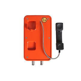 Ein guter Preis. Orange Farbexplosionssicheres Telefon, flammenfestes analoges Telefon im Freien für Marinesoldaten Online