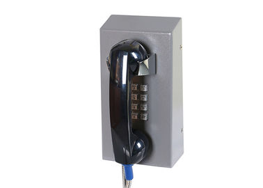 Kaltgewalztes Stahlgefängnis Visitations-Telefon, Gefängnis-Telefon ABS Material mit gepanzerter Schnur