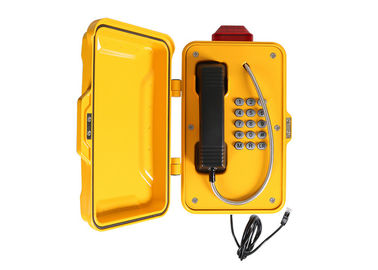Industrielles wetterfestes Nottelefon, Notruf-Kasten IP66-IP67 mit Licht