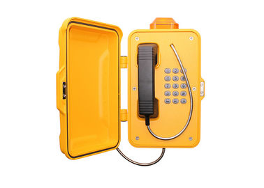 J&R-Wand, die wetterfeste Telefone im Freien, industrielles analoges Telefon anbringt