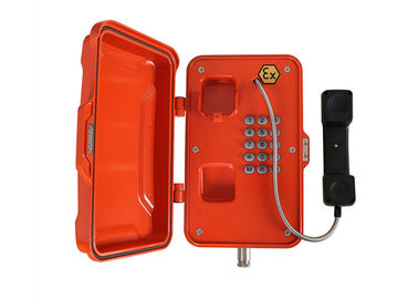 Analoges explosionssicheres Telefon der orange Erdölraffinerie-JREX101 zwei Jahre Garantie-