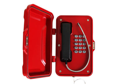 Schroffes industrielles wetterfestes Telefon IP67 im Freien Druckguss-Aluminiumlegierung