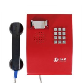 Hörer-Vandalen-Beweis-Telefon-Metalleinschließung IP65 der öffentlichen Sicherheit mit Tastatur