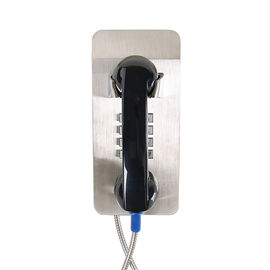 Schreibtisch, der Edelstahl-Telefon IP65 VoIP anbringt
