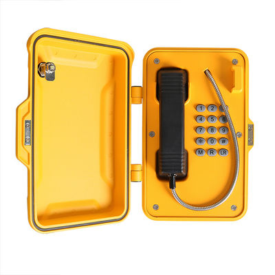 Gummimilitärnottelefon 90db der tastatur-SIP2.0 mit Haubenverschluss