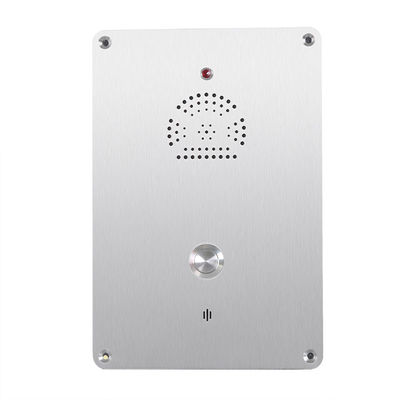 Wasserdichte Wechselsprechanlage RoHS SUS304 IP55 Notmit Frontplatte