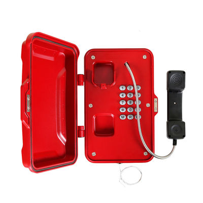 Gummiwetterfester Tunnel der tastatur-SIP2.0 telefoniert IP67