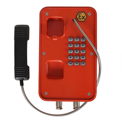 Isdn-SCHLÜCKCHEN analoges explosionssicheres Telefon-volle Tastatur für gefährliche Bereiche