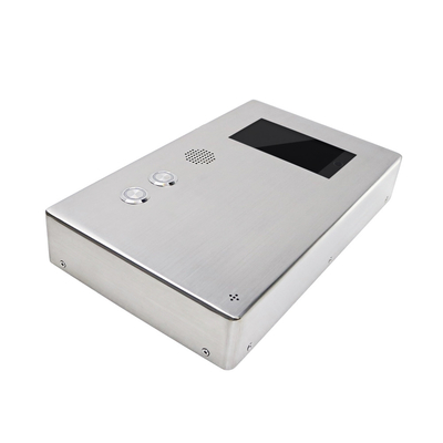 Edelstahl-Körper SCHLÜCKCHEN Multimedia 1024x600 LCD Video-Telefon-IP54 SUS316